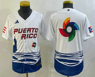 Youth Puerto Rico Baseball Big Logo White 2023 World Baseball Classic Stitched Jerseys,We sell and wholesale Youth Puerto Rico Baseball Big Logo White 2023 World Baseball Classic Stitched Jerseys on line form chian!